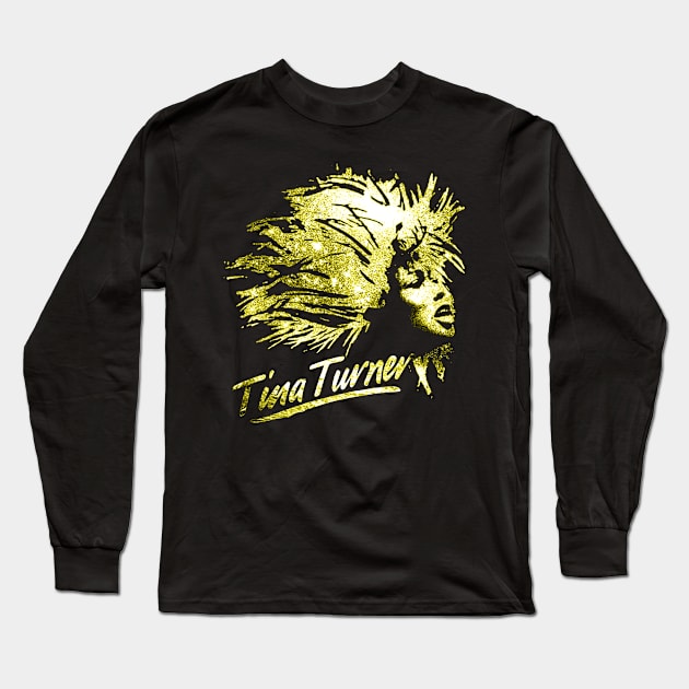 TINA TURNER 1939 - 2023 Long Sleeve T-Shirt by Xela Wilma